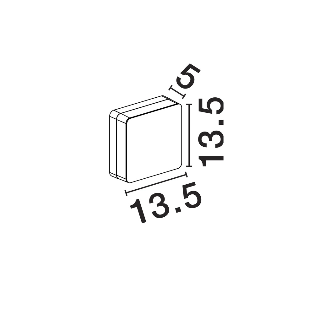 Square wall lamp Oono anthracite Lyora 5212017477187