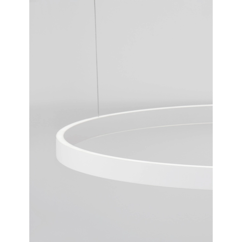 Design pendant lamp Elowen white Ø 98cm Lyora 5212017439123