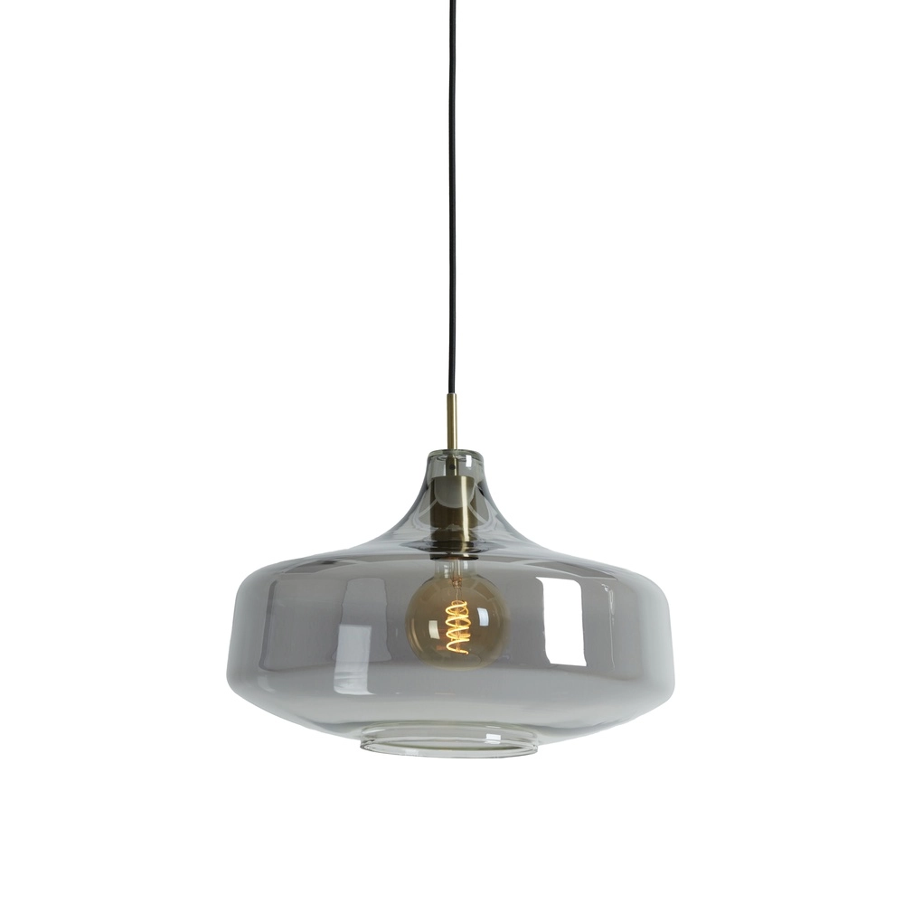 Smoke Glass Pendant Light Solna Ø 39.5cm Light & Living 8717807680220