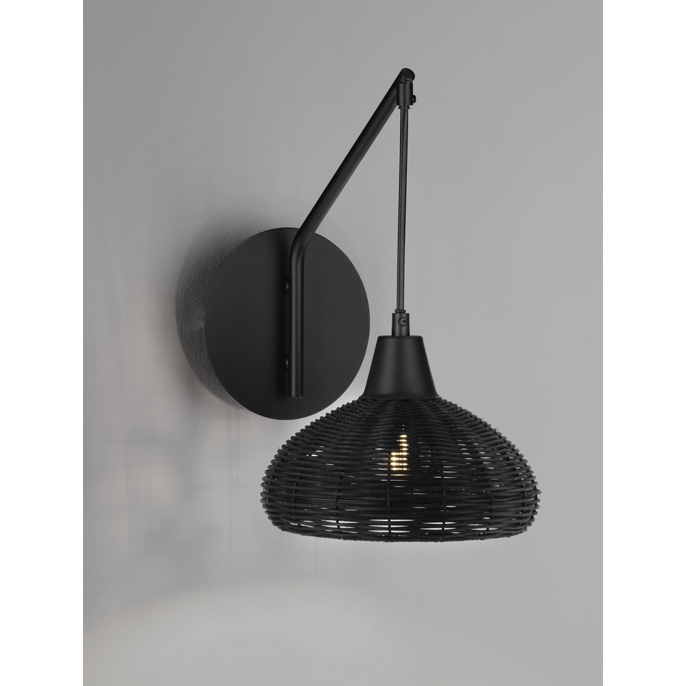 Wall lamp Fado black Lyora 5212017453020