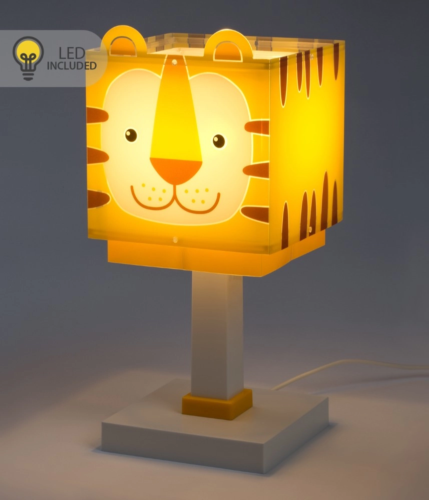 Children's room table lamp Tiger yellow Dalber 8420406002545