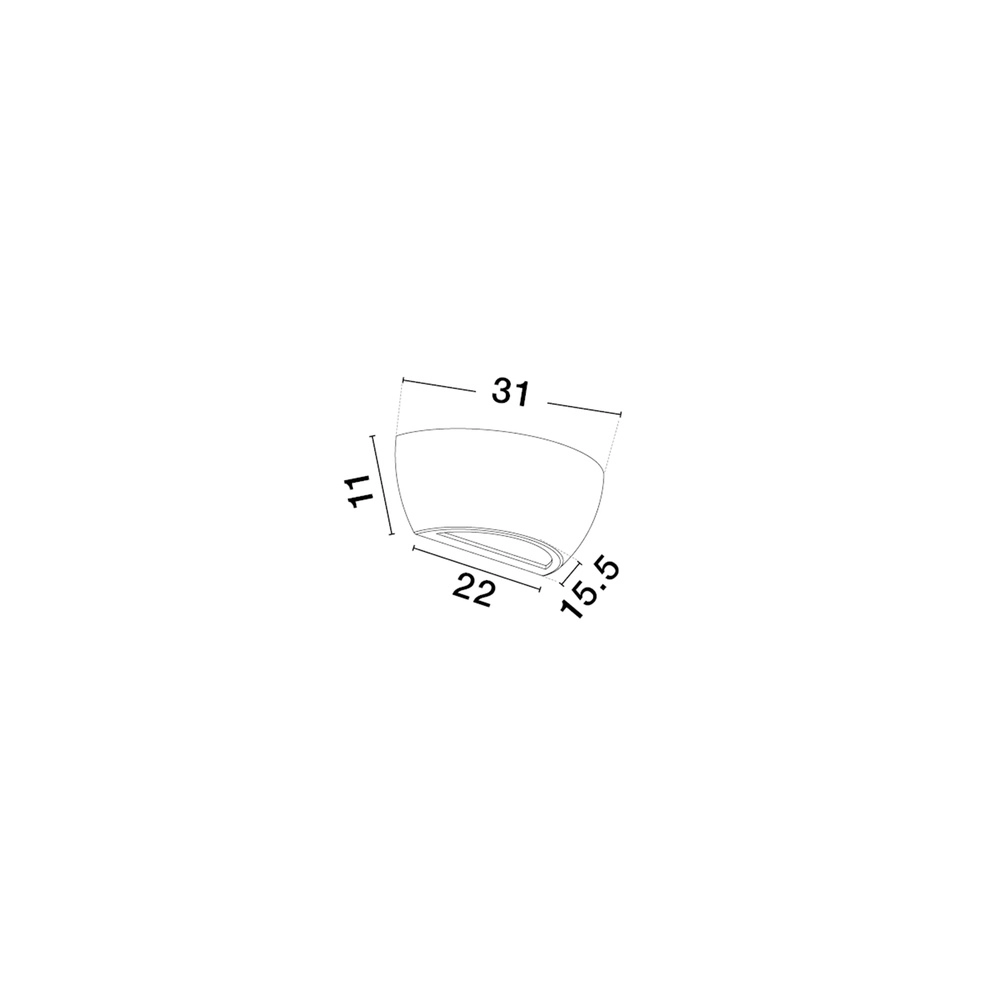 Wall lamp Alivio white Lyora 5212017479242