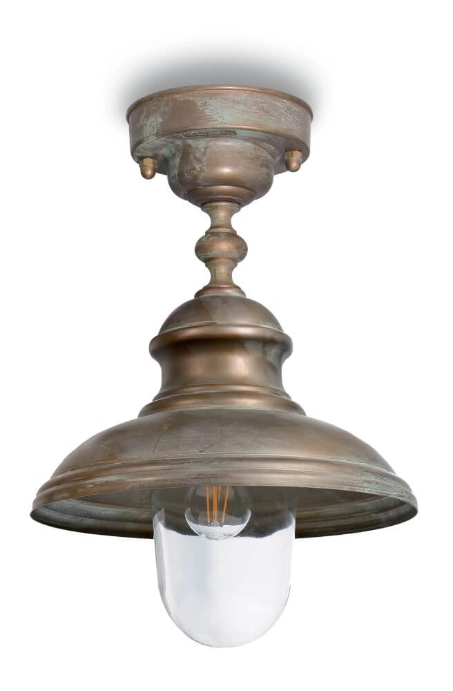 Country Pendant Lamp Little Mill S - aged brass Lyora