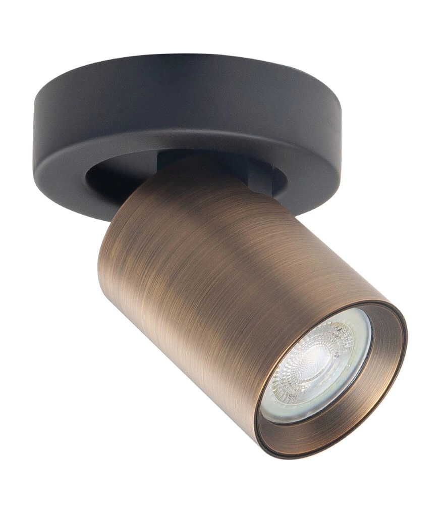 Surface-mounted spot Oliver 1-light bronze