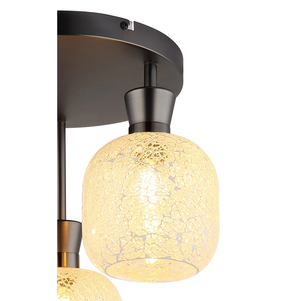 3-light ceiling lamp Brokana gunmetal Globo 9007371572465