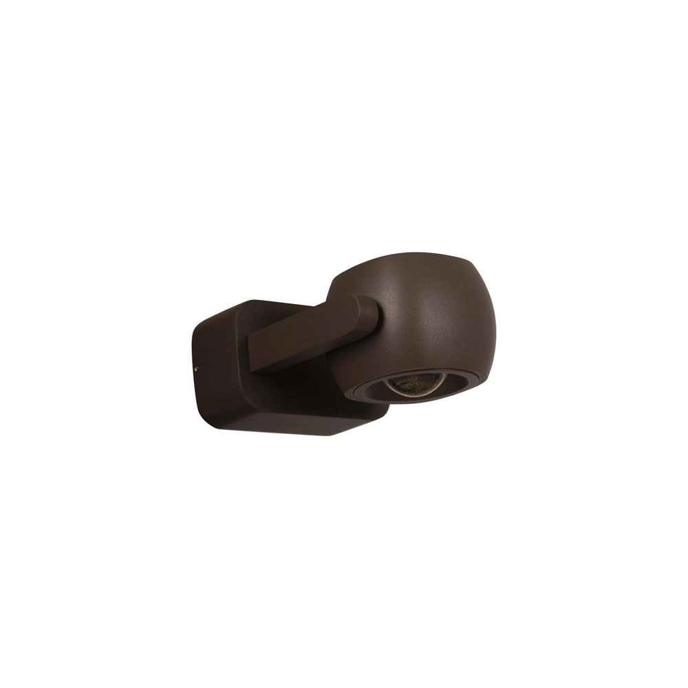 Design wall lamp Capri coffee brown