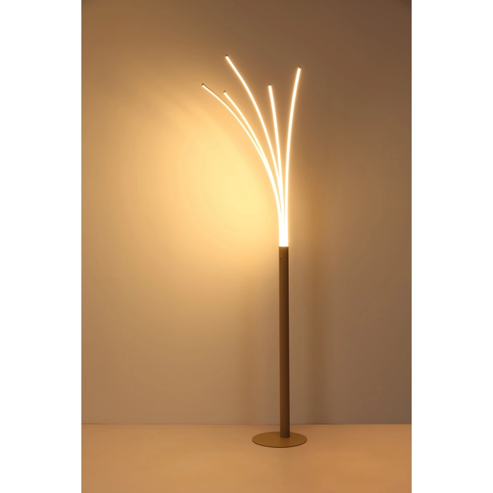 Design floor lamp Bizzy sand brown Globo 9007371578405