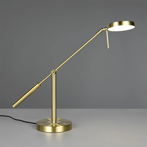 Desk lamp Monza brass Trio 4017807693294