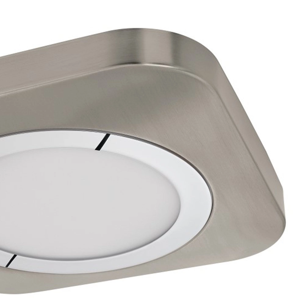 LED flush ceiling light Puyo nickel matt Eglo 9002759963958