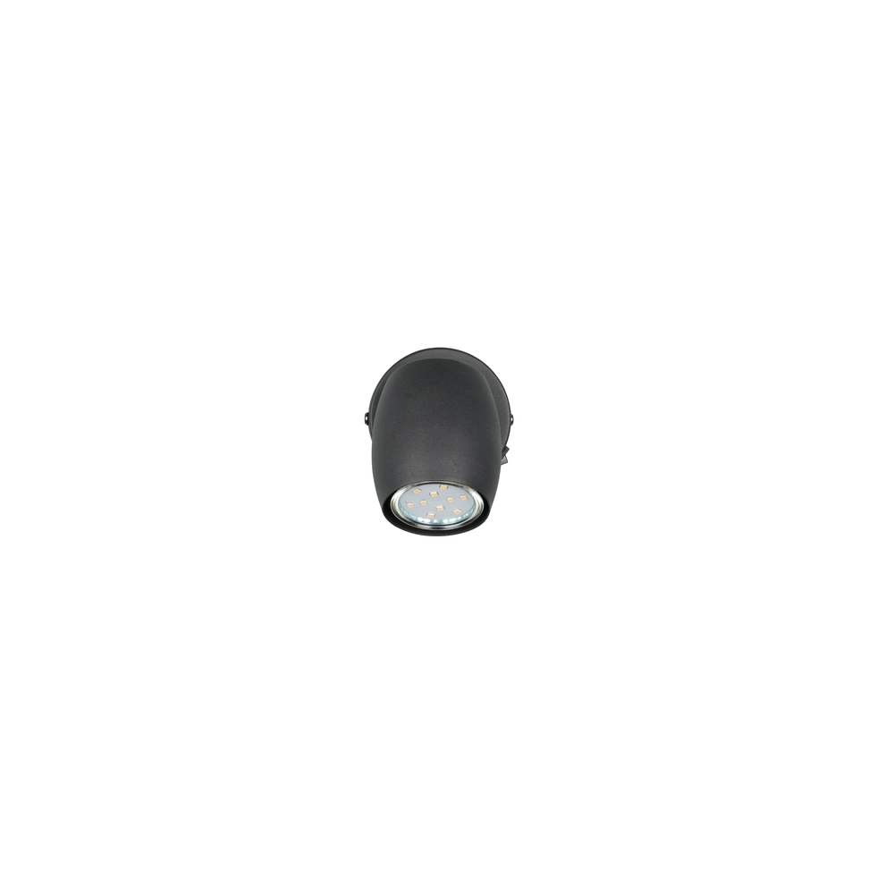 Surface-mounted spot Nancy Single Black Trio 4017807656565