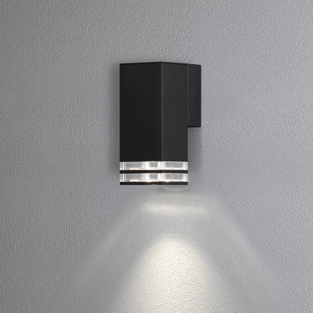 Black surface mounted spot Antares KonstSmide 7318304117502