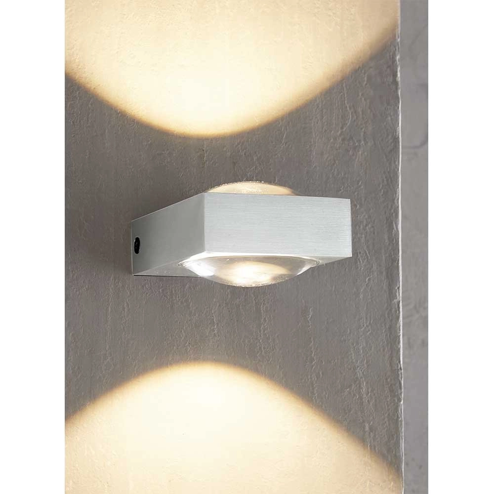 LED wall spot Jena 2x3w - 2700K gray