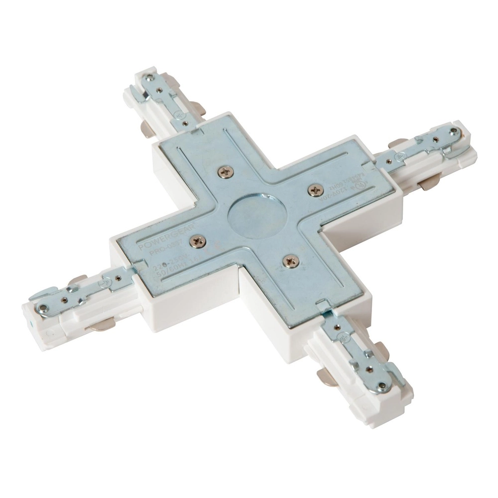 Rail X connector Track 1-phase white