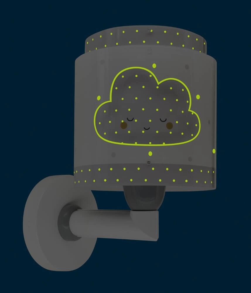 Children's room wall lamp Baby Dreams gray Dalber 8420406760193