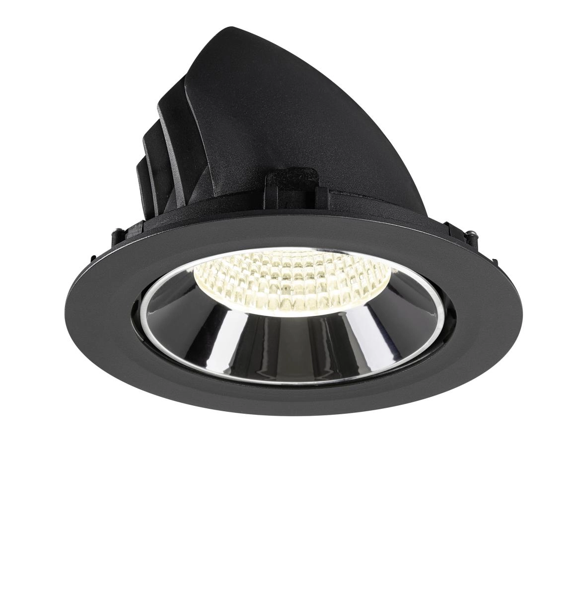 Recessed spotlight Numinos Gimble XL black/chrome 4000K - 55deg SLV 4024163308465