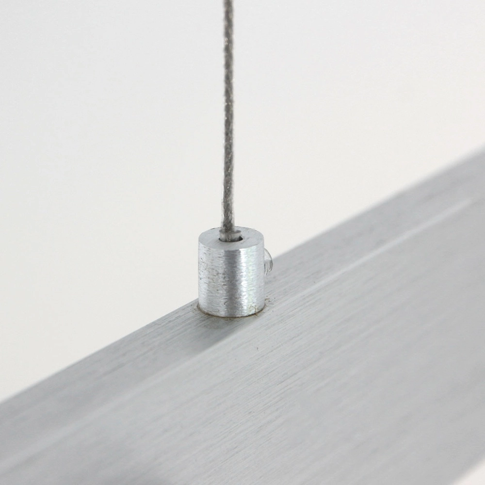Sleek pendant lamp Bloc metallic grey Steinhauer 8712746148268