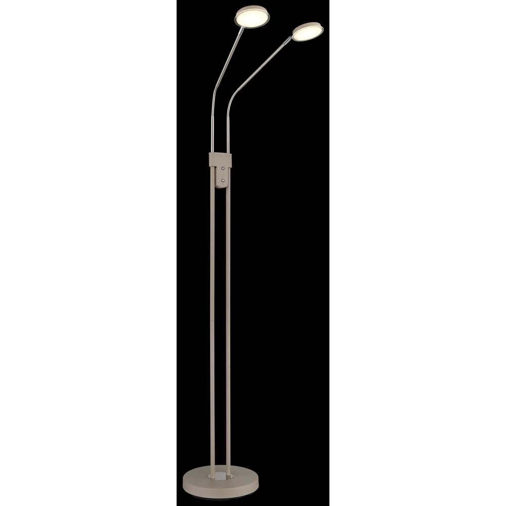 2-light reading lamp Silvio sand brown Globo 9007371584048