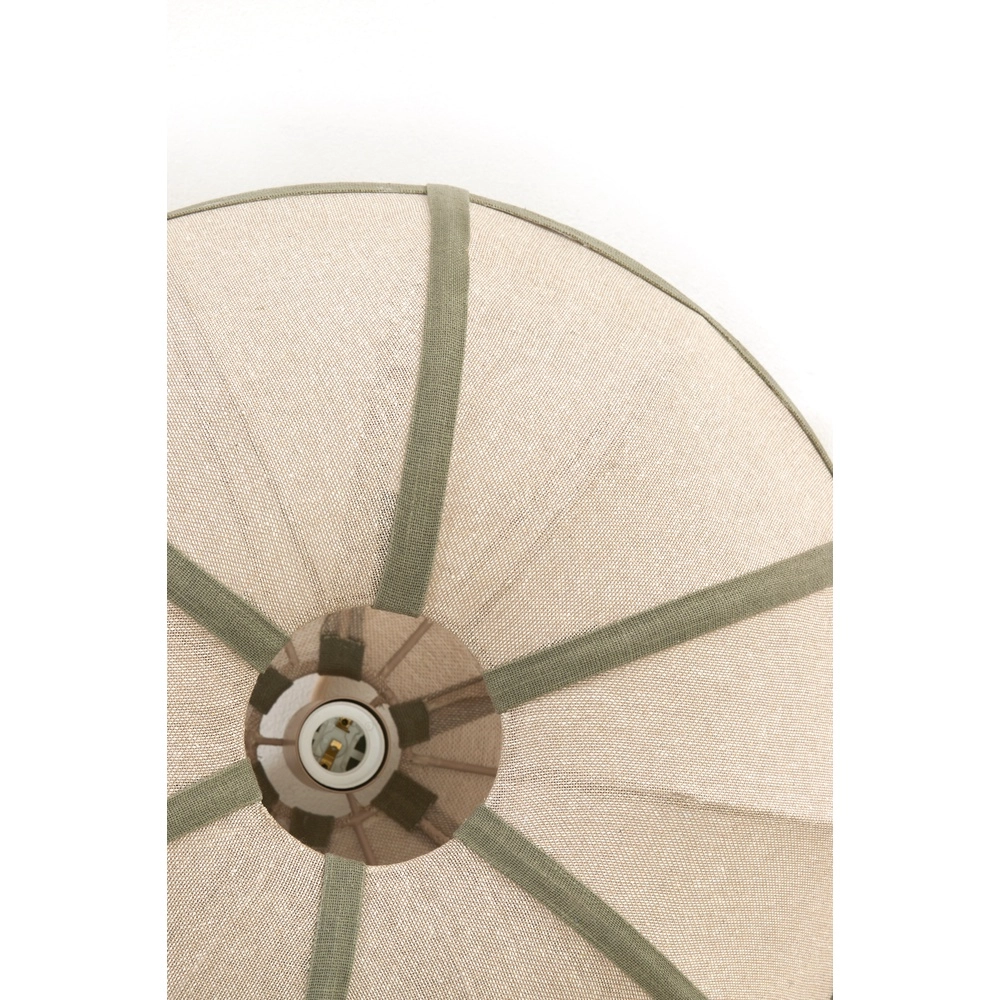 Japandi pendant lamp Mirelys Ø 49cm - olive green Light & Living 8717807835903