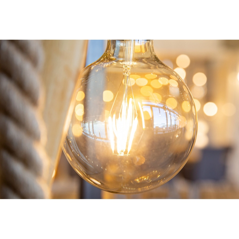 Country floor lamp Nerida wood Globo 9007371475568