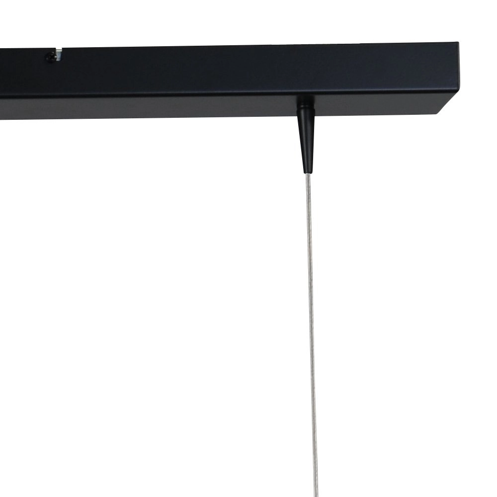 Black dining table hanging lamp Flute 4-light design cylinders Masterlight 8718121215396