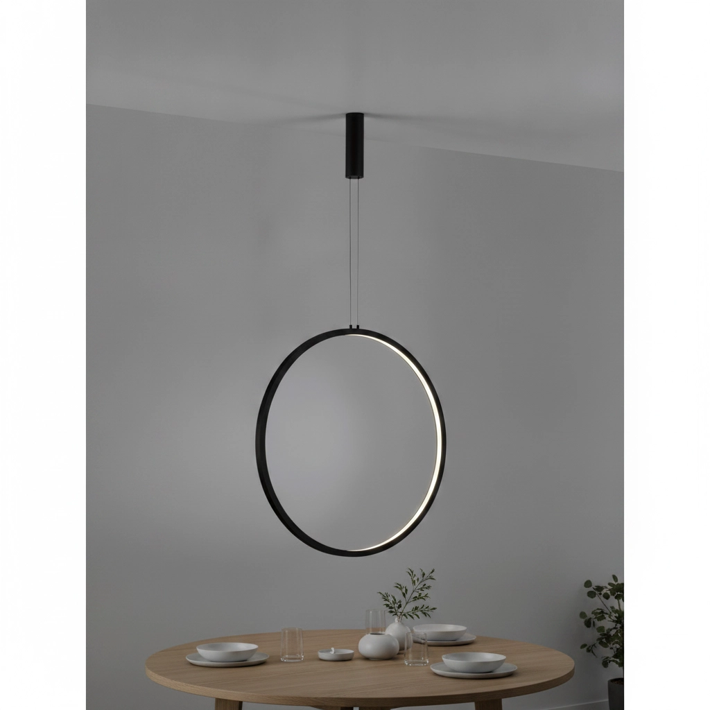 Round pendant lamp Change Ø 80.7cm black