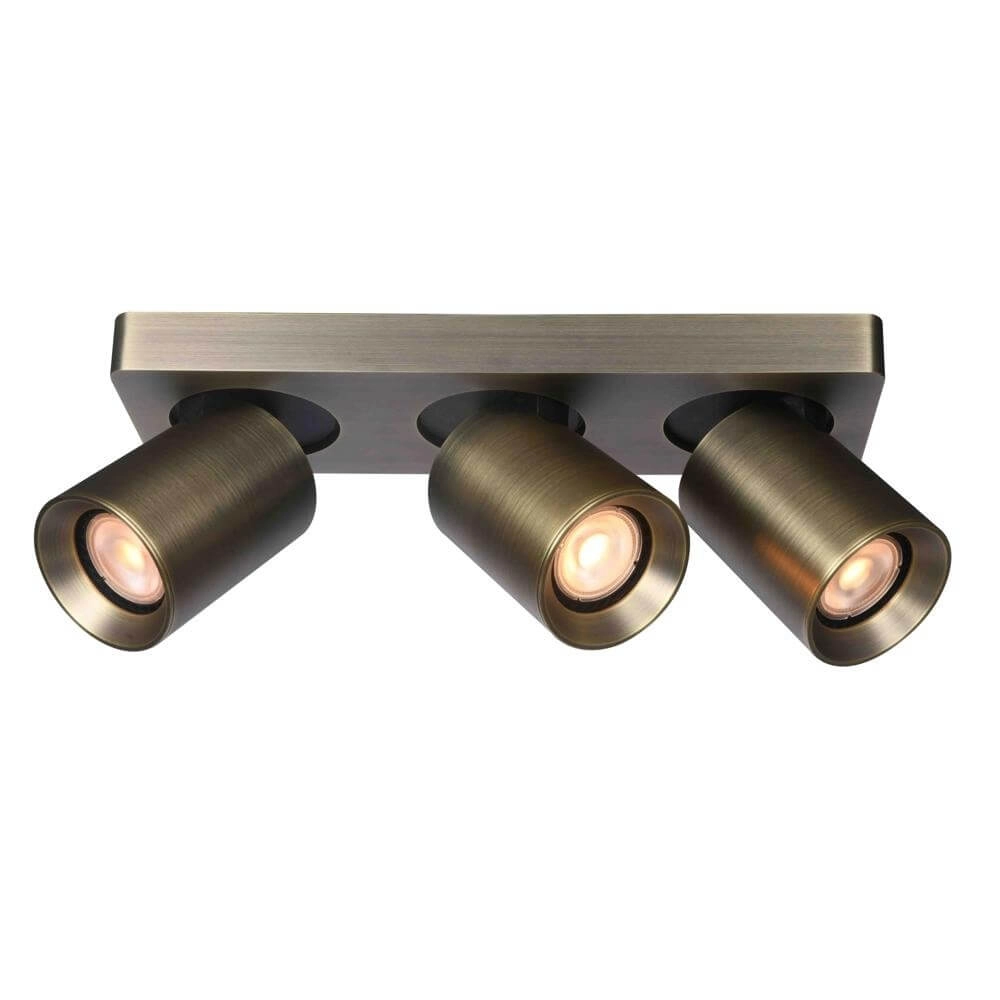 Ceiling lamp Megano 3-light antique bronze