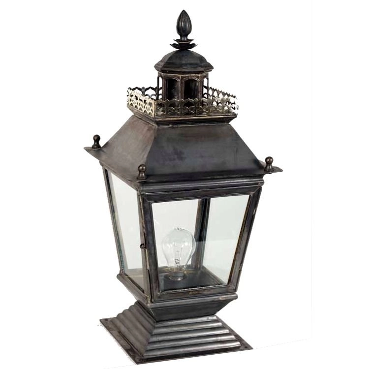 Country outdoor lamp Chateau Gate handmade - antique copper (ant)