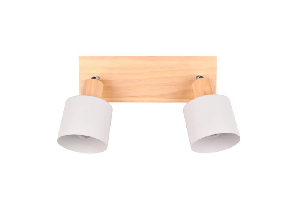 Double ceiling lamp Shanti with wood look Trio 4017807615722