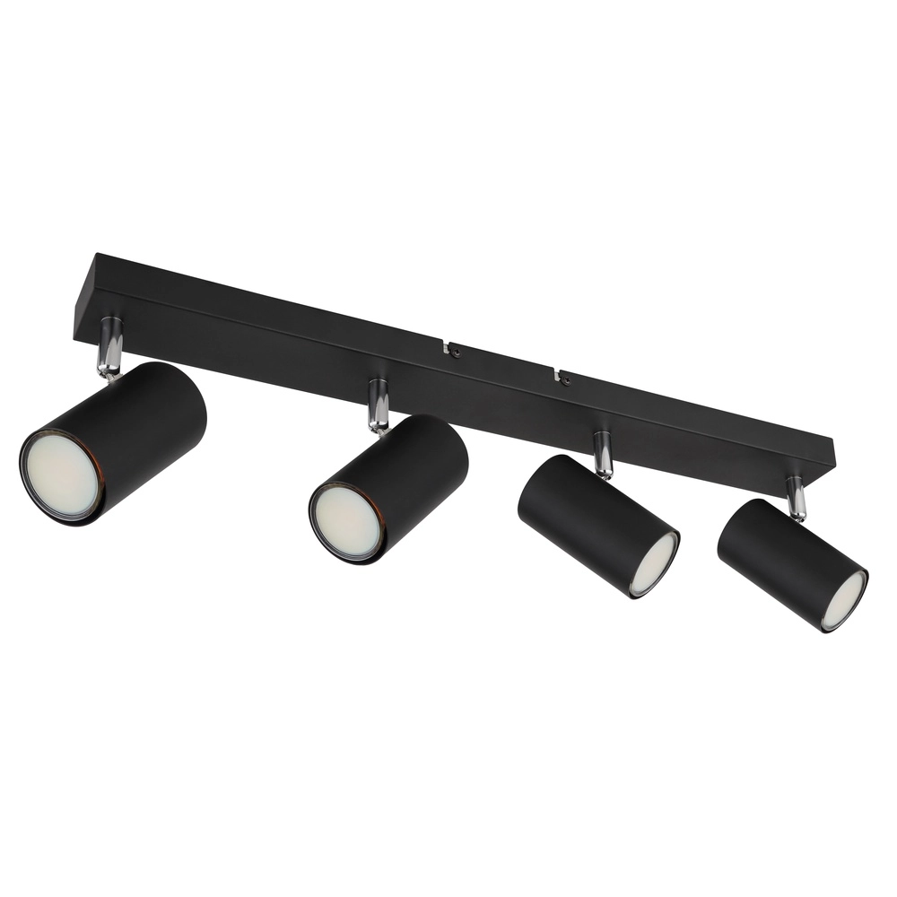 Ceiling lamp 4-lights Robby Black Globo 9007371436538