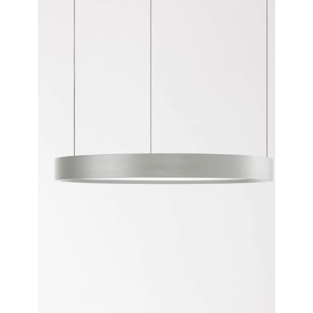 Round pendant lamp Perrine silver grey Ø 40cm Lyora 5212017438393