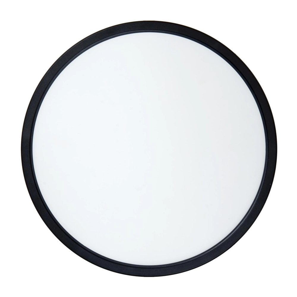Ceiling light Castor black with white Ø 32cm