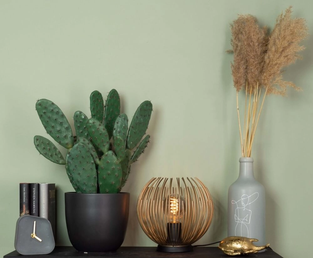 Golden table lamp Venezuela Eglo 9008606242801