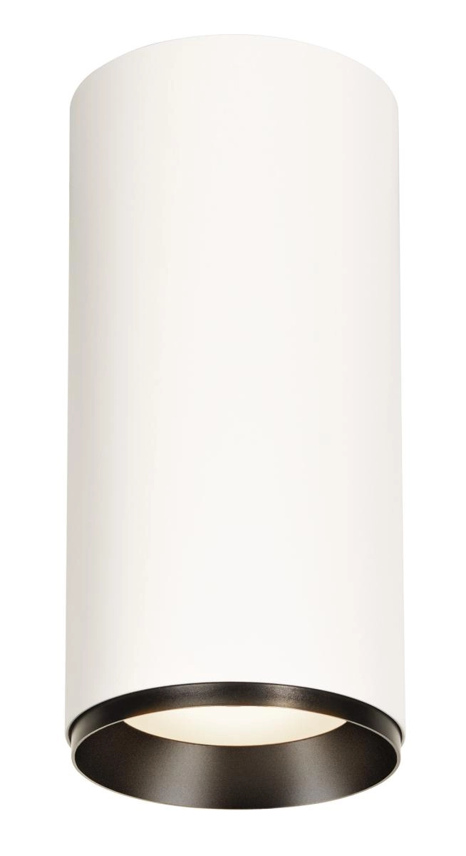 Surface-mounted spot Numinos XL cylinder white/black 4000K - 36deg