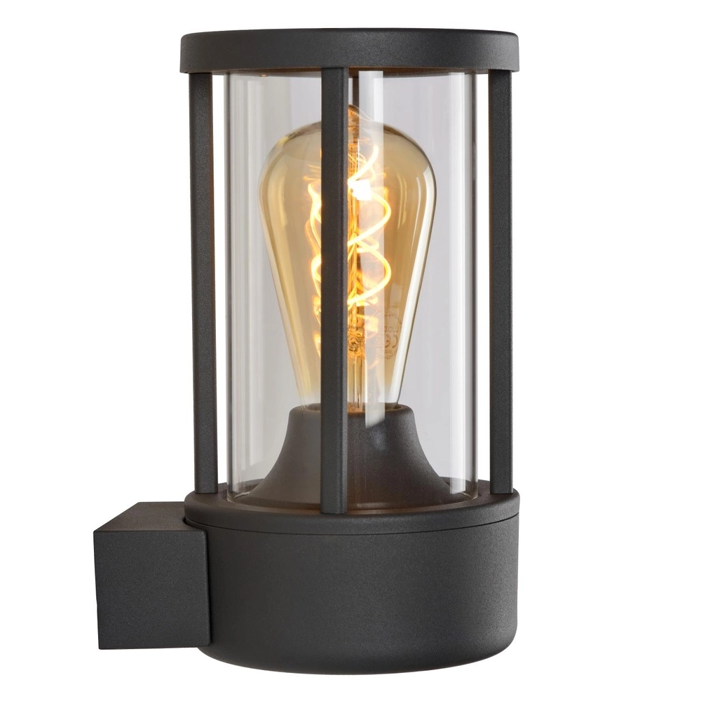 Wall lamp anthracite Lori with sensor Lucide 5411212144300