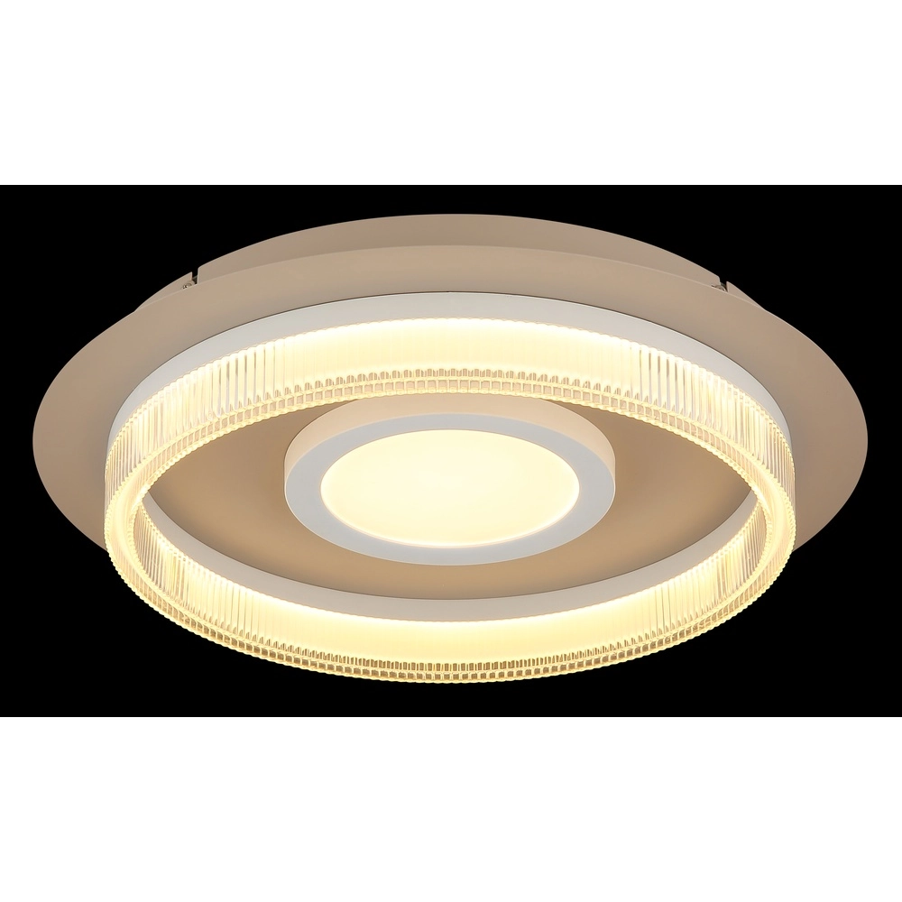 Modern ceiling lamp Zara sand brown Ø 40cm Globo 9007371570065