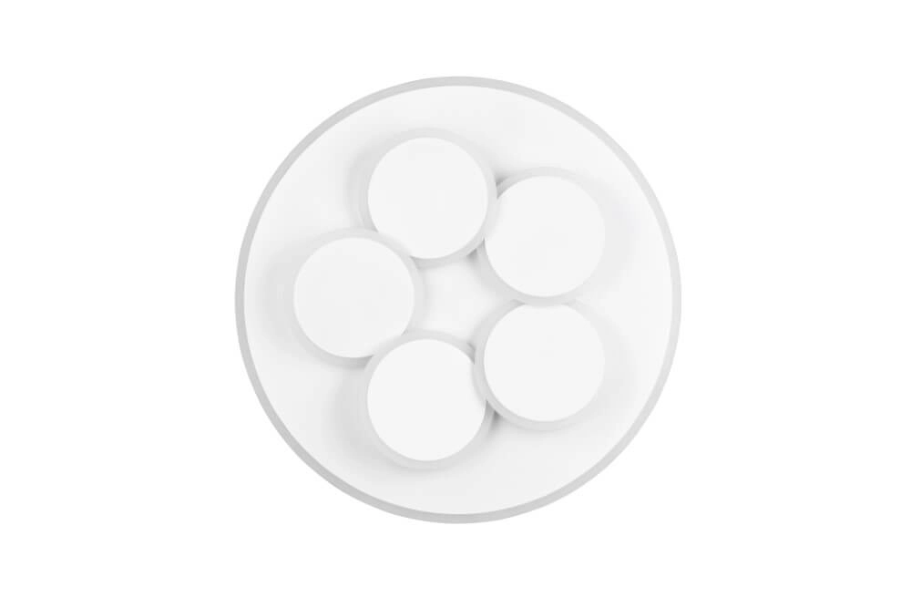 Modern ceiling lamp Mandala white Ø 48cm Trio 4017807614077