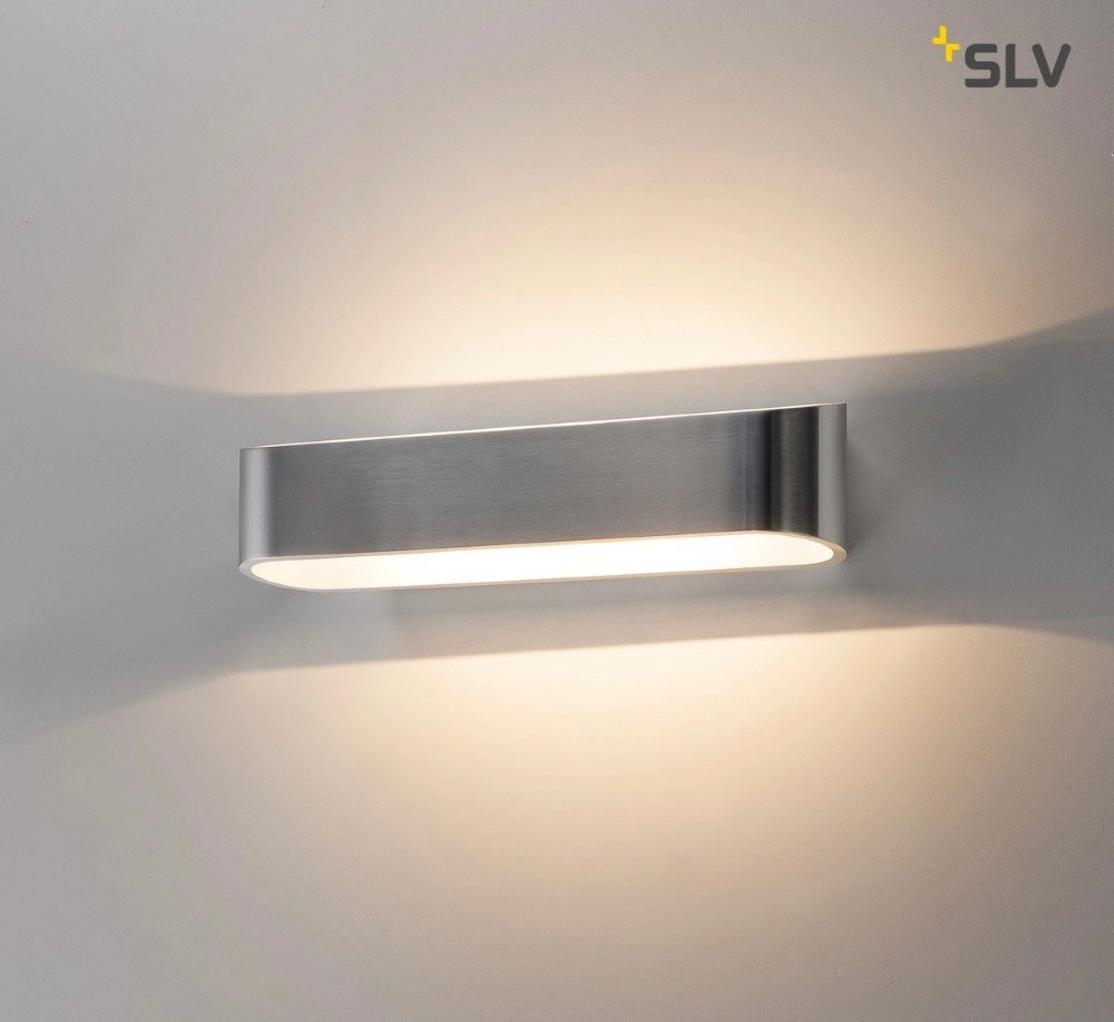 LED wall lamp Asso 300 2x5w - 3000K - 30cm metal gray SLV 4024163142243