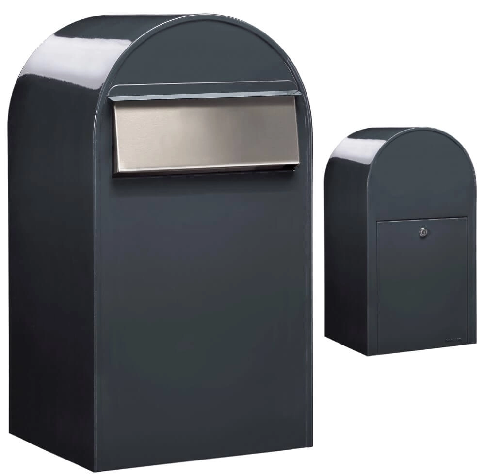 Mailbox Grande B 7016 i Dark grey