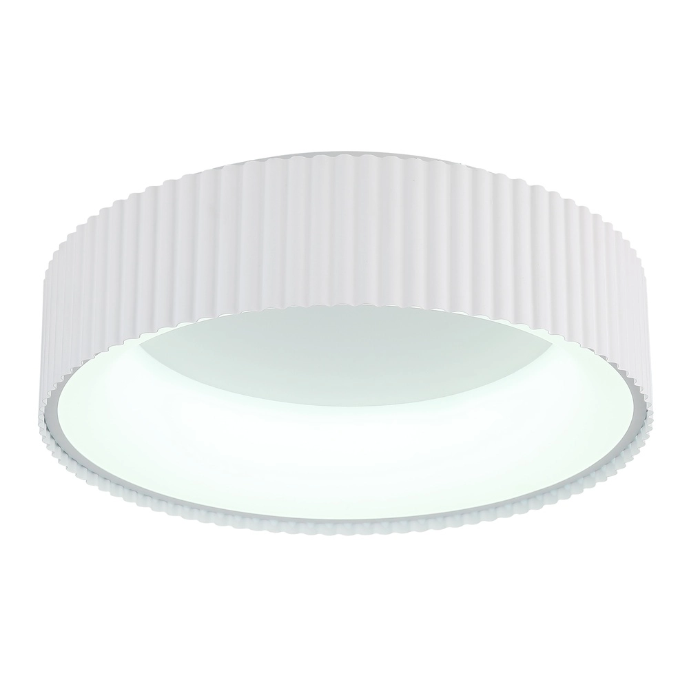 Ceiling lamp Kemp white Ø 46cm Globo 9007371578269