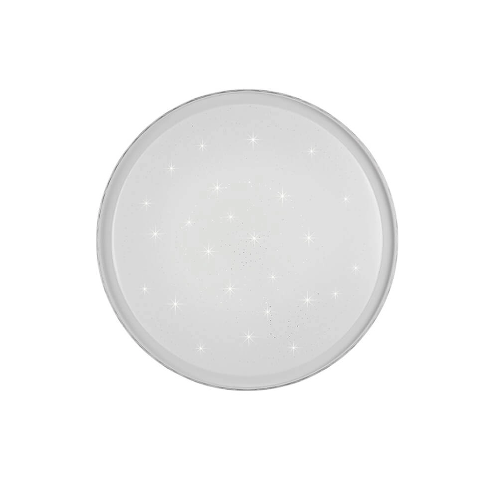 Ceiling light Varda with star effect white Ø 39cm Trio 4017807640601