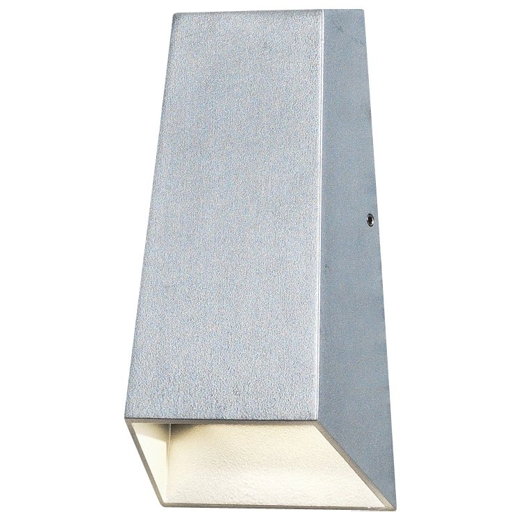 LED wall spot Imola Square Up - Down silver gray