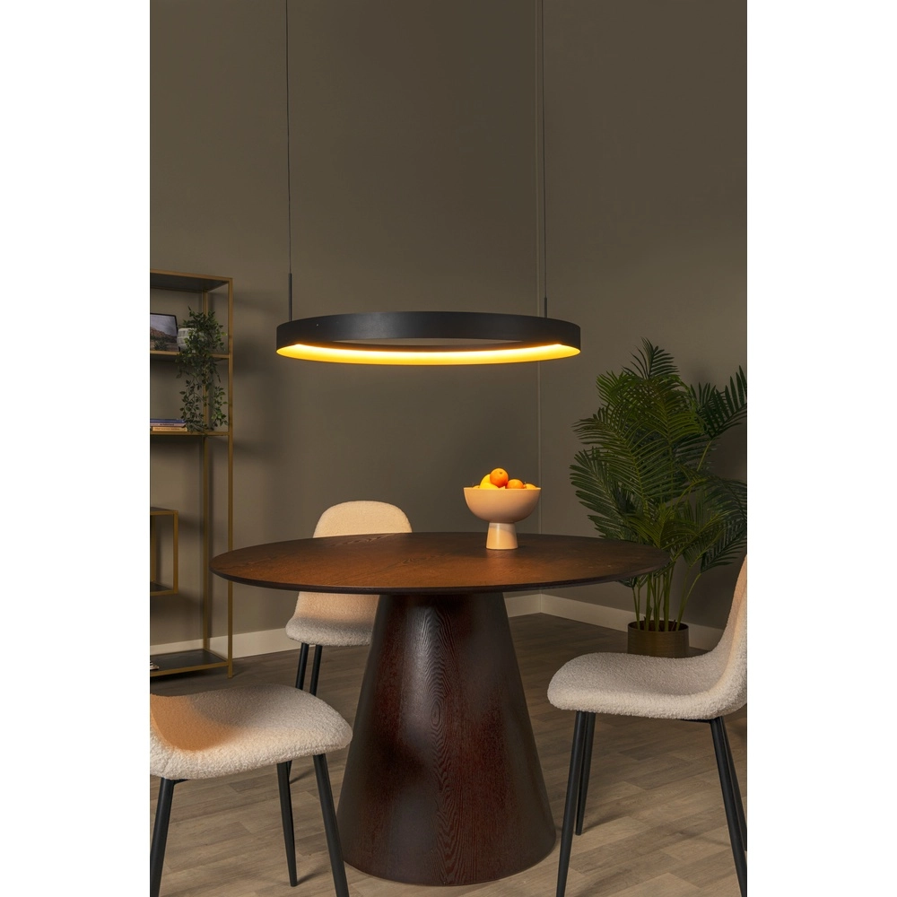 Design pendant lamp Radiant black Ø 80cm Lucide Vibes 5411212461131