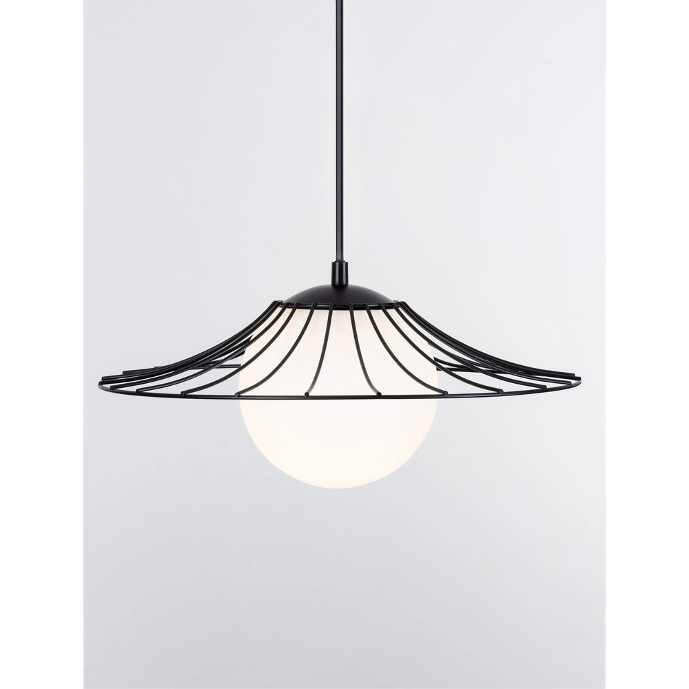 Black pendant lamp Fly Ø 36cm Lyora 5212017436221