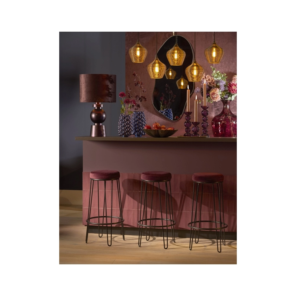 Pendant lamp Alvaro 5-light bronze Light & Living 8717807635626