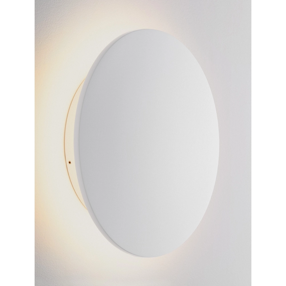 Round wall lamp Copper white Ø 30cm Lyora 5212017447371