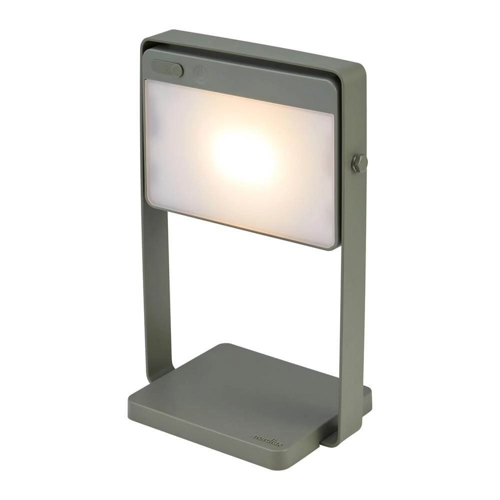 Design table lamp Saulio Green rechargeable