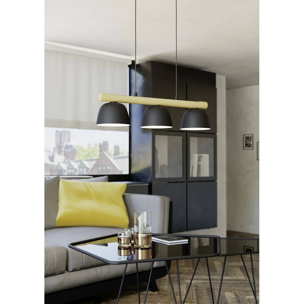 Scandinavian pendant lamp Sherburn 3x E27 Eglo 9002759437398