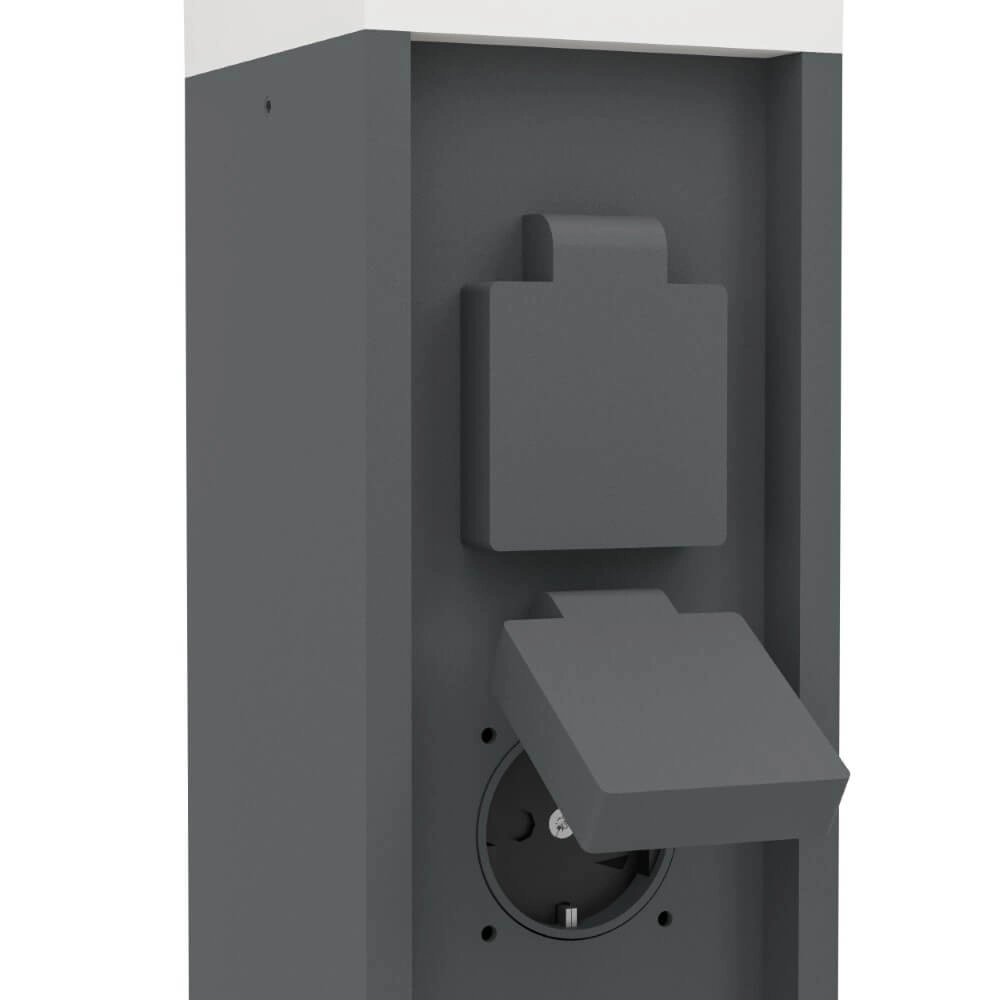 Socket with lamp Park 5 anthracite Eglo 9008606297825