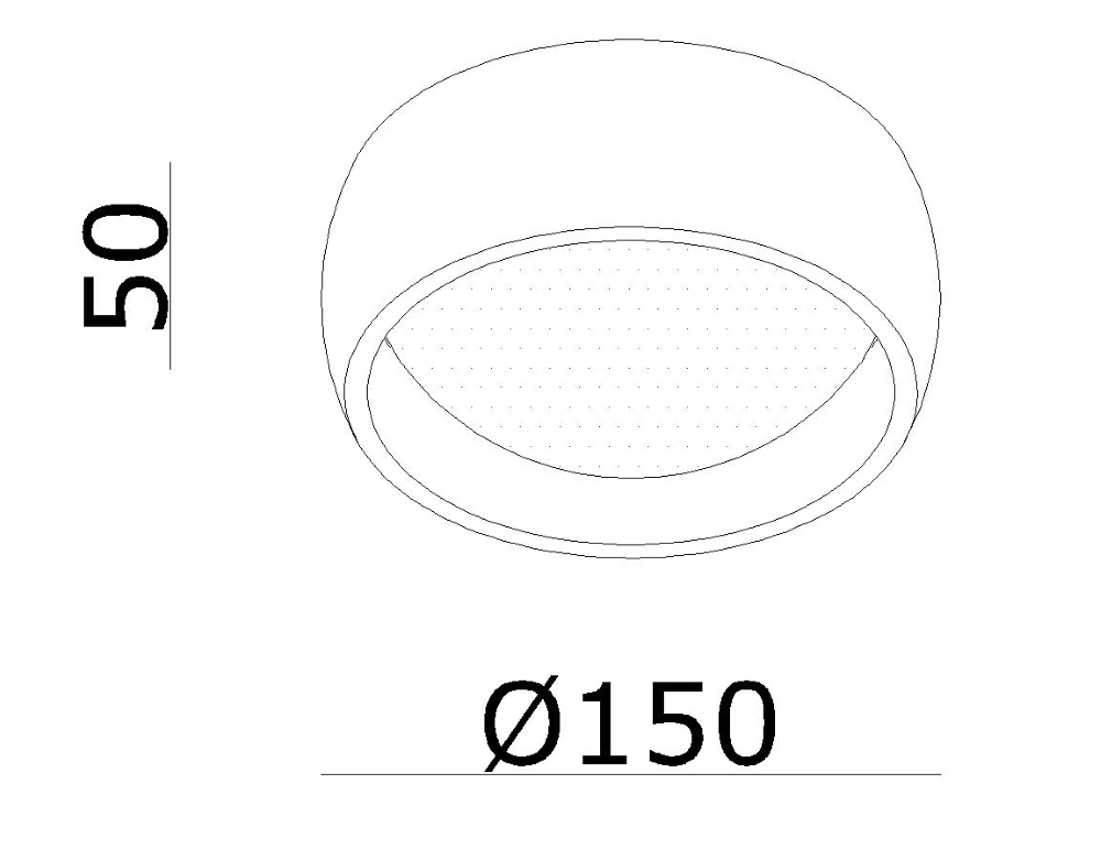 Sleek ceiling lamp Montana Ø15cm - Champagne Artdelight 8720701103917