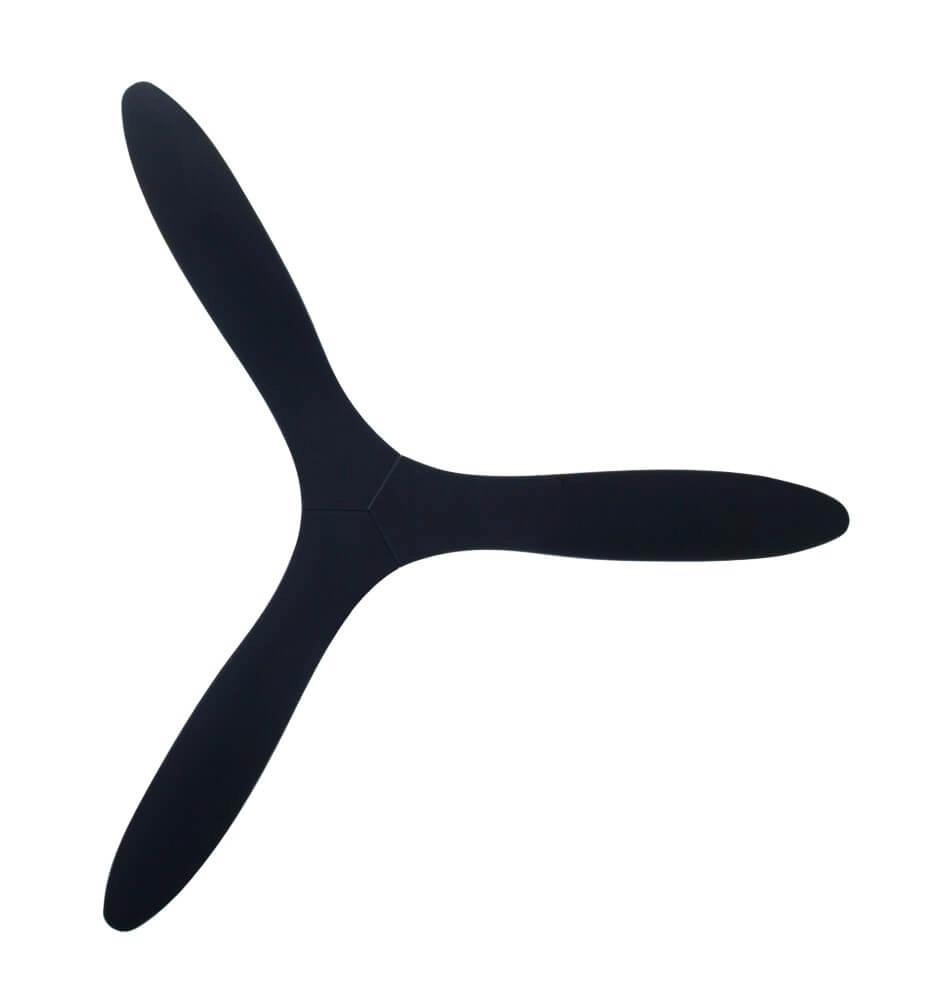 Ceiling fan black without lamp Whitehaven Ø 143cm IP55 Beacon 9333509136446